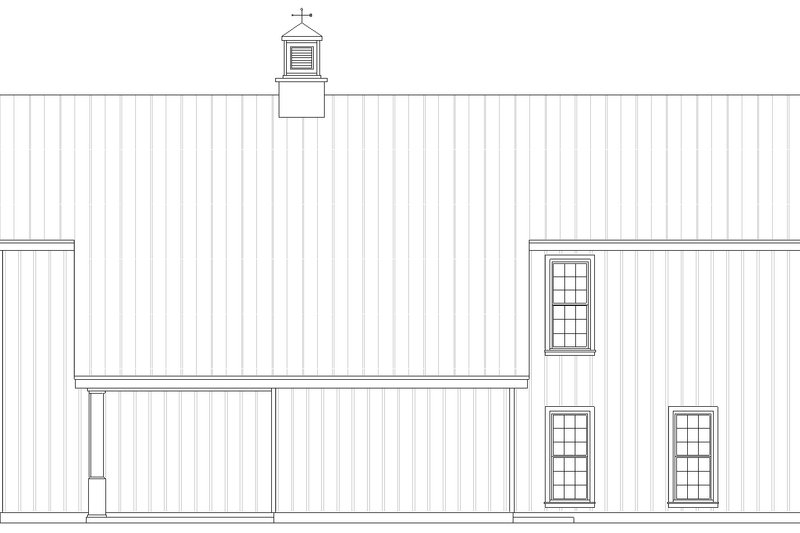 House Design - Exterior - Other Elevation 1 for Barndominium House Plan #45-625 - 3 bed, 2.5 bath
