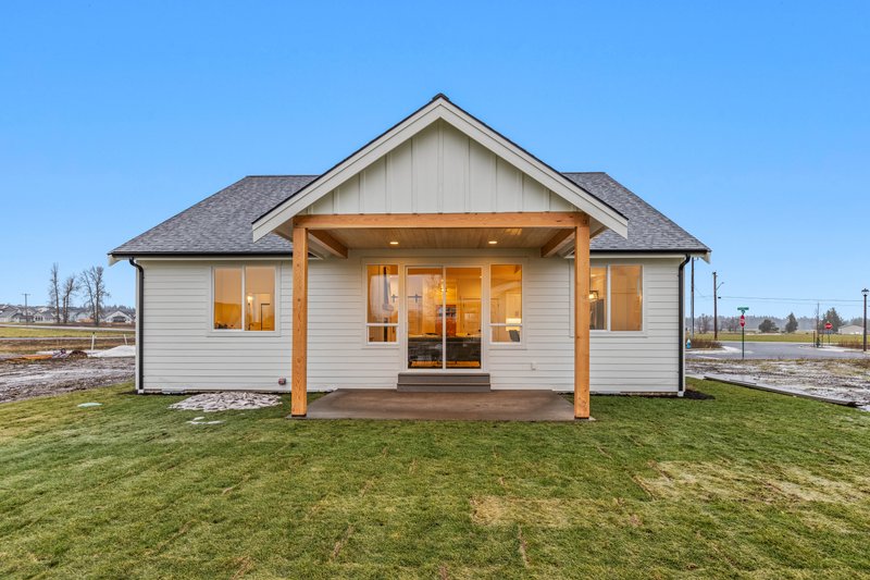 House Design - Exterior - Rear Elevation 1 for Farmhouse House Plan #1070-205 - 3 bed, 2 bath