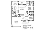 Ranch Style House Plan - 2 Beds 2 Baths 1741 Sq/Ft Plan #1010-228 
