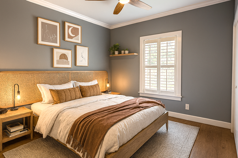 Dream House Plan - Interior - Bedroom for Farmhouse House Plan #44-263 - 3 bed, 2 bath