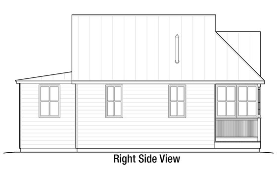 Exterior - Other Elevation 1 for Cottage House Plan #915-8 - 1 bed, 1 bath