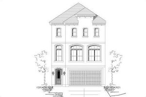 European Exterior - Front Elevation Plan #411-680
