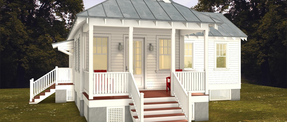 Exclusive Home Design Plans From Katrina Cottage Designers - Houseplans.com