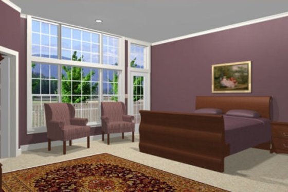 Photo 4 for Southern House Plan #56-198 - 3 bed, 2.5 bath