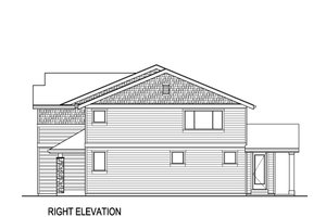 Exterior - Other Elevation 1 for Farmhouse House Plan #569-52 - 5 bed, 3 bath