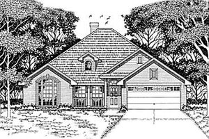 Traditional Exterior - Front Elevation Plan #42-168