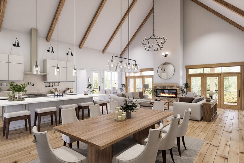 House Blueprint - Interior - Other for Farmhouse House Plan #54-680 - 3 bed, 2 bath