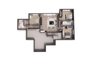 Farmhouse Style House Plan - 4 Beds 4 Baths 3046 Sq/Ft Plan #51-1449 