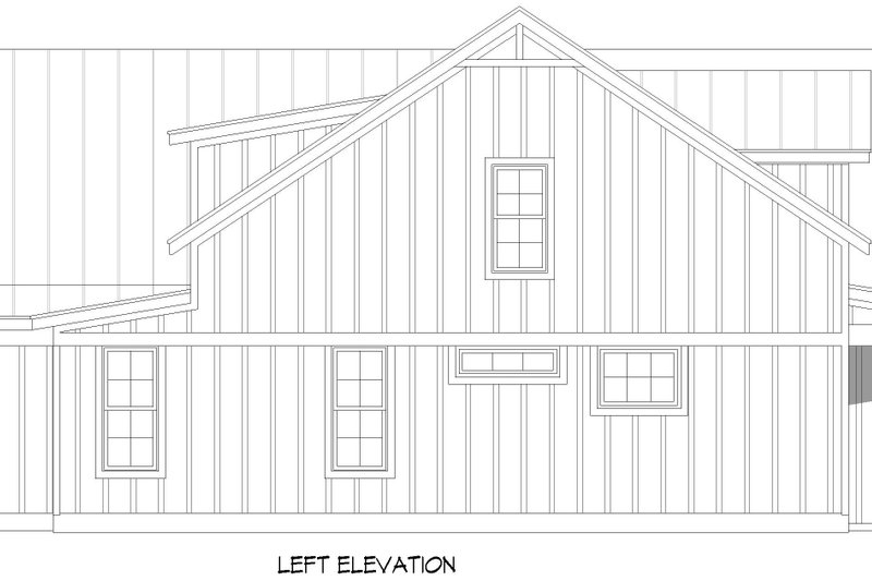 Home Plan - Exterior - Other Elevation for Farmhouse House Plan #932-1246 - 3 bed, 3 bath