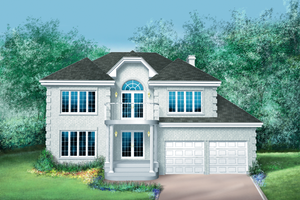 Traditional Exterior - Front Elevation Plan #25-2163