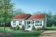 House Plan - 2 Beds 1 Baths 956 Sq/Ft Plan #25-1031 