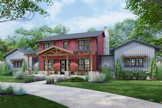 Exterior - Other Elevation for Barndominium House Plan #120-275 - 3 bed, 2.5 bath
