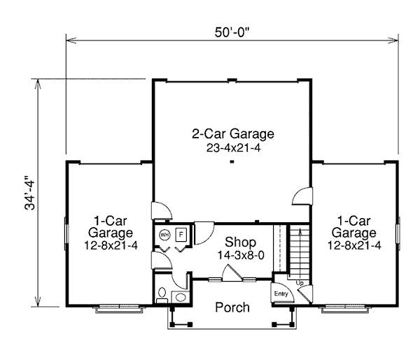 Traditional Floor Plan - Main Floor Plan #57-349