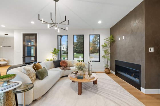 Interior - Family Room 2 for Modern House Plan #1080-28 - 3 bed, 2.5 bath