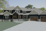 Farmhouse Style House Plan - 5 Beds 3 Baths 3081 Sq/Ft Plan #1109-19 Photo 
