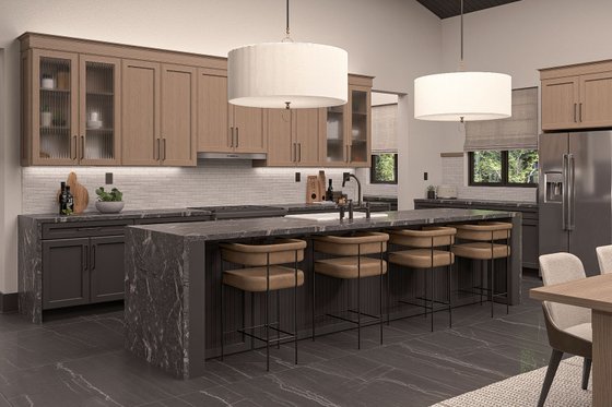 Interior - Kitchen 1 for Barndominium House Plan #455-327 - 3 bed, 2.5 bath