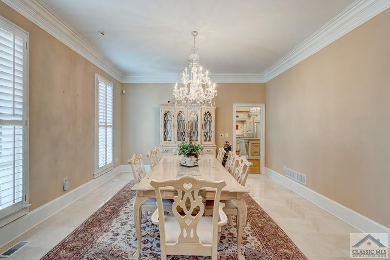 Architectural House Design - Interior - Dining Room 1 for Classical House Plan #137-300 - 4 bed, 4.5 bath