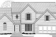 Traditional Style House Plan - 4 Beds 2.5 Baths 2380 Sq/Ft Plan #67-401 