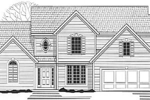Traditional Exterior - Front Elevation Plan #67-401