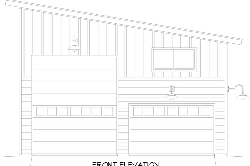 Architectural House Design - Exterior - Front Elevation 3 for Contemporary House Plan #932-712 - 2 bed, 1 bath