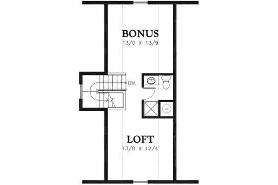Floor Plan - Other Floor for Traditional House Plan #48-965 - 3 bed, 3.5 bath