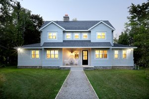 Cottage Exterior - Front Elevation Plan #928-302
