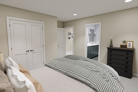 Interior - Bedroom 5 for Farmhouse House Plan #51-1363 - 4 bed, 3.5 bath
