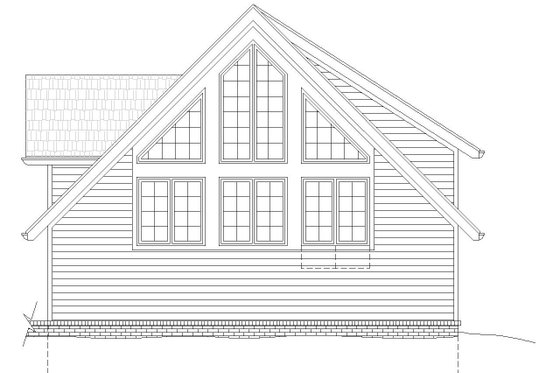 Exterior - Other Elevation 3 for Traditional House Plan #81-13913 - 1 bed, 1.5 bath