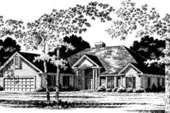 Exterior - Front Elevation for Traditional House Plan #328-153 - 3 bed, 2.5 bath