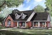 Country Style House Plan - 4 Beds 4 Baths 3059 Sq/Ft Plan #17-167 