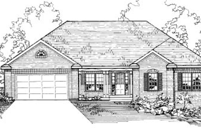 Home Plan - Traditional Exterior - Front Elevation Plan #31-101