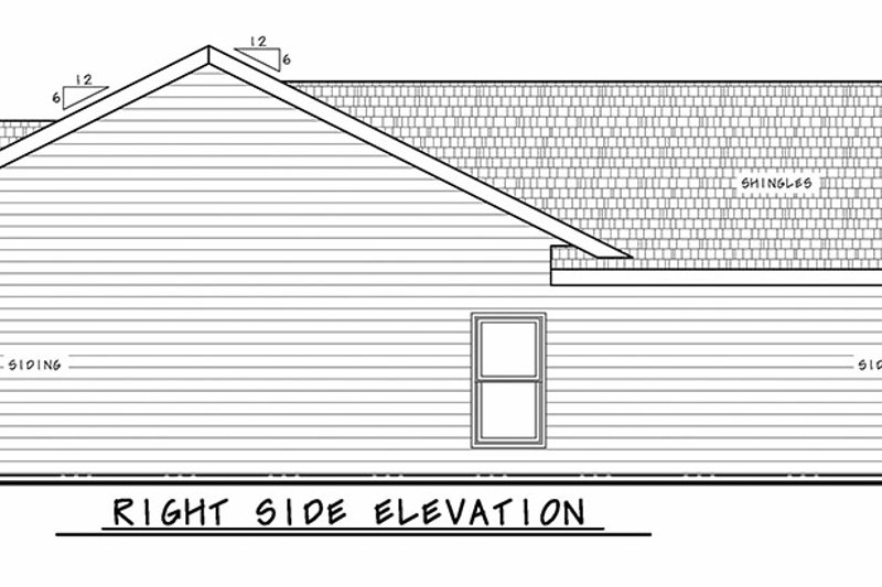 Dream House Plan - Exterior - Other Elevation 1 for Traditional House Plan #20-2342 - 2 bed, 2 bath