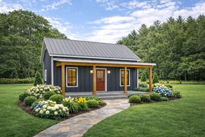 Home Plan - Cottage Exterior - Front Elevation Plan #44-307