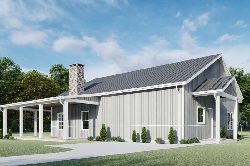 House Design - Exterior - Other Elevation 2 for Barndominium House Plan #1092-39 - 2 bed, 2 bath