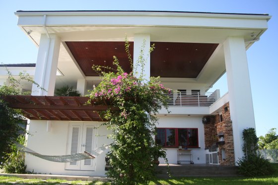 Rear View - 5500 square foot Modern Home