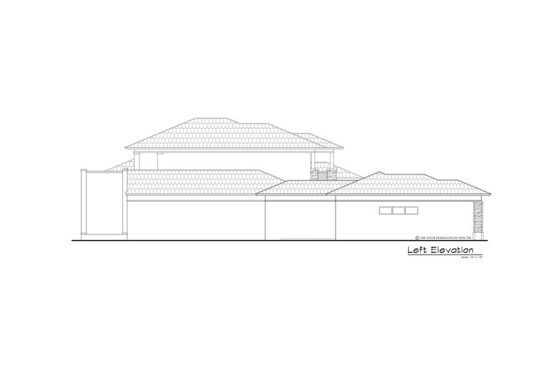 Architectural House Design - Exterior - Other Elevation 1 for Contemporary House Plan #930-461 - 4 bed, 4 bath