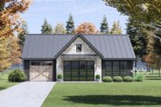 Country Style House Plan - 2 Beds 2 Baths 1301 Sq/Ft Plan #1096-136 