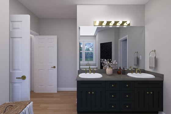 Interior - Master Bathroom 1 for European House Plan #1060-293 - 5 bed, 3.5 bath