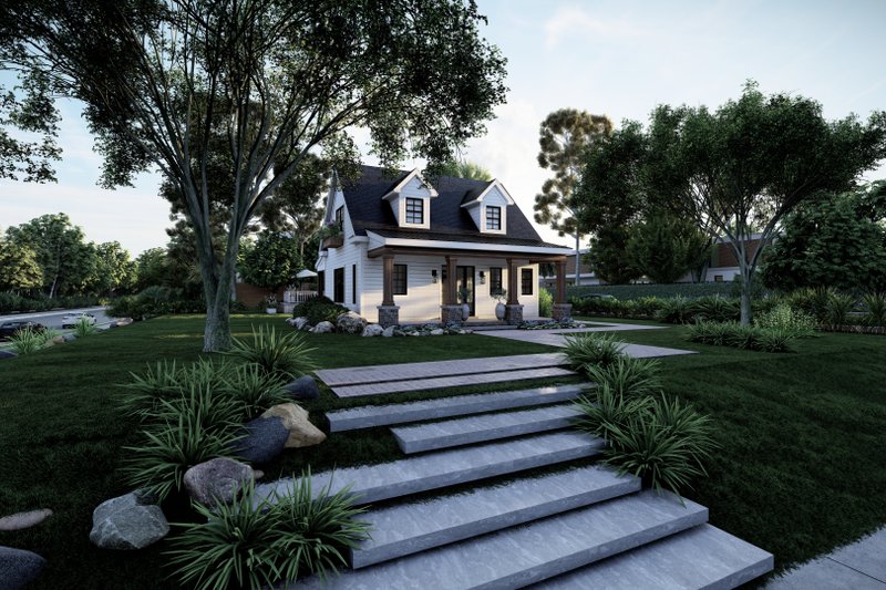 Home Plan - Exterior - Front Elevation 5 for Craftsman House Plan #1094-17 - 3 bed, 2.5 bath