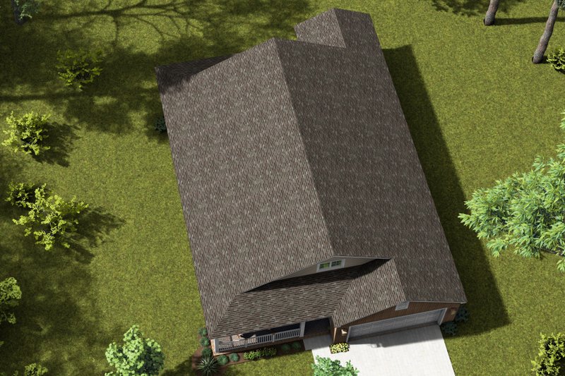 House Blueprint - Exterior - Other Elevation 4 for Cottage House Plan #513-2276 - 3 bed, 2 bath