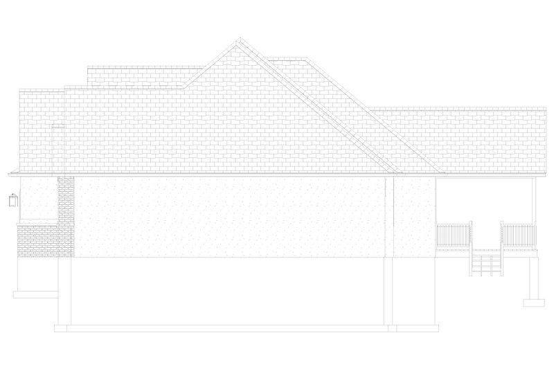 House Design - Exterior - Other Elevation for Traditional House Plan #1060-221 - 3 bed, 2 bath