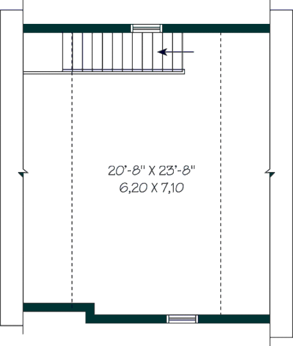 Architectural House Design - Country Floor Plan - Upper Floor Plan #23-2276
