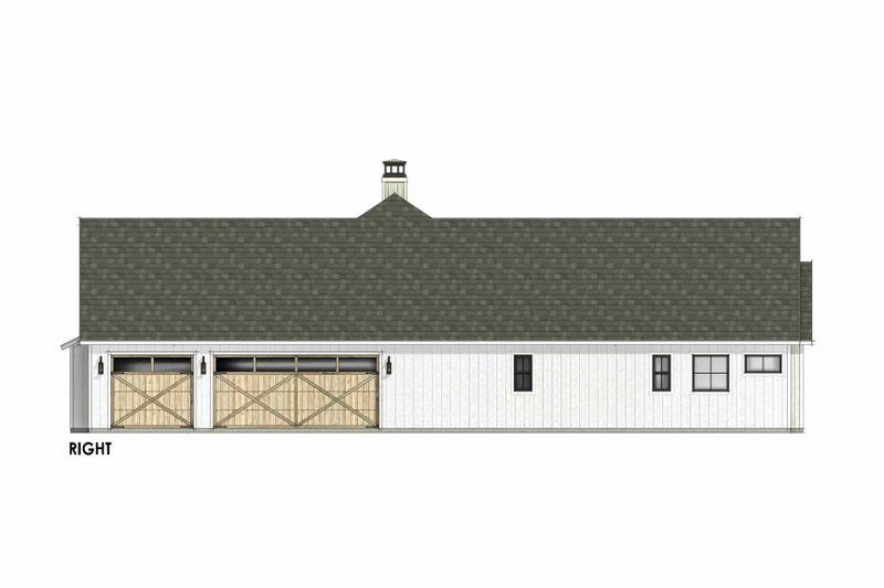 Home Plan - Exterior - Other Elevation 1 for Farmhouse House Plan #1096-127 - 4 bed, 3.5 bath