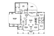 Southern Style House Plan - 3 Beds 2.5 Baths 2127 Sq/Ft Plan #36-194 