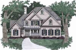 House Design - Traditional Exterior - Front Elevation Plan #129-127