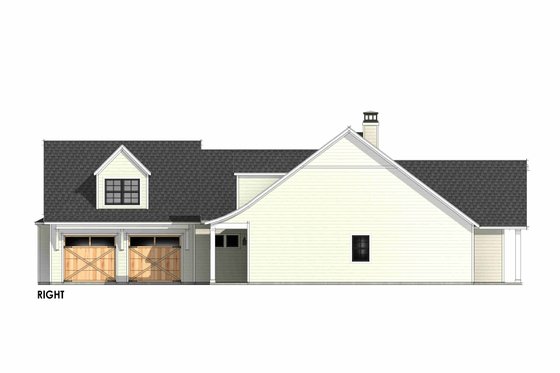 Exterior - Other Elevation 1 for Farmhouse House Plan #1096-77 - 3 bed, 2 bath