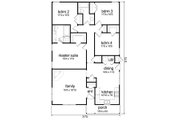 Cottage Style House Plan - 4 Beds 2 Baths 1446 Sq/Ft Plan #84-543 