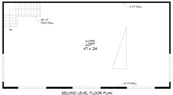 Contemporary Floor Plan - Upper Floor Plan #932-986