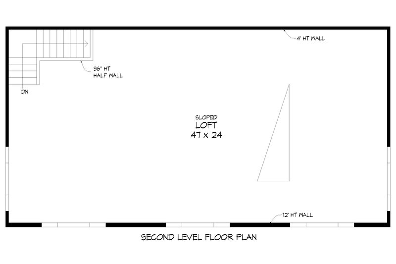 Dream House Plan - Floor Plan - Upper Floor for Contemporary House Plan #932-986, 0 bath