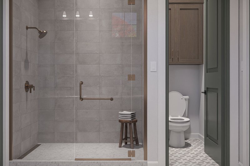 Architectural House Design - Interior - Master Bathroom 1 for Farmhouse House Plan #455-780 - 3 bed, 2.5 bath